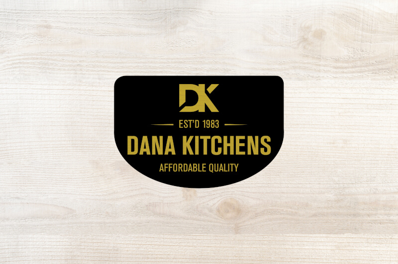 Dana Kitchens Logo On Wood